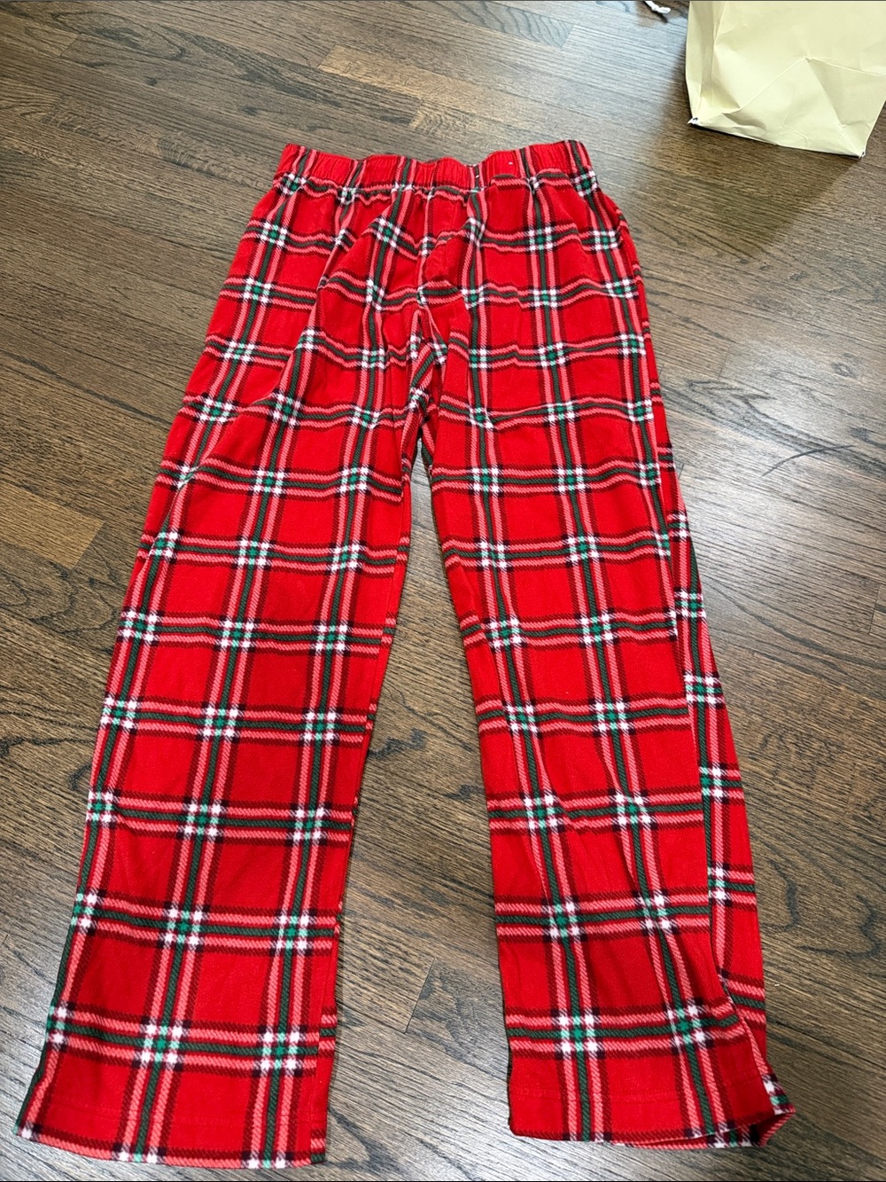 Red Plaid Flannel Pajama Pants